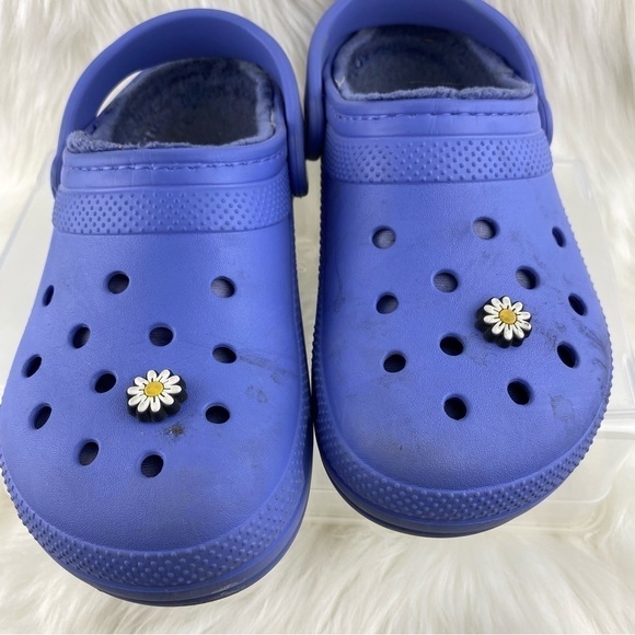 CROCS SANDALS WITH FUR ON THE INSIDE SIZE 8W 6M - Picture 8 of 9